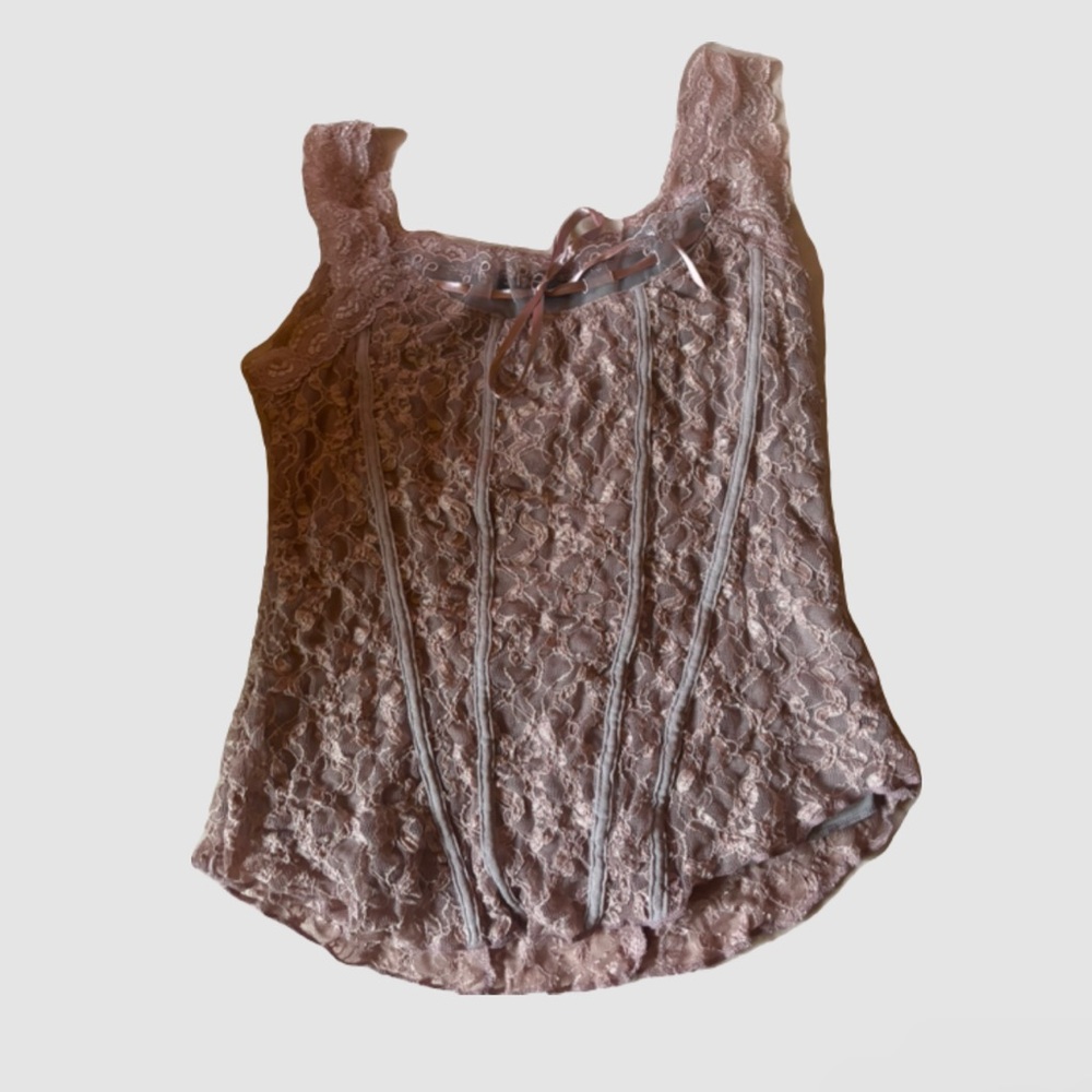 new york & company corset style top